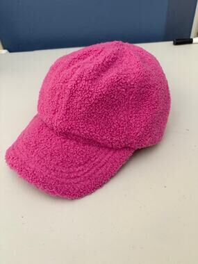 Crayola x Kohl’s Pink Faux Fur Teddy Baseball Cap Adjustable